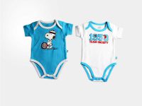Baby short sleeve printing bodysuit
