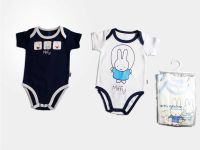 Baby short sleeve printing bodysuit